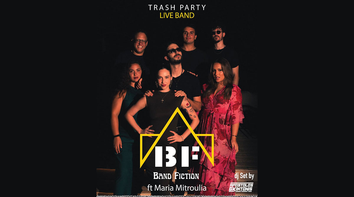 The Band Fiction Trash Party Live Band ft Maria Mitroulia @ Belair Club Zakynthos